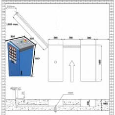 Golemtech Nůžkový zvedák 3200 kg do podlahy - Golemtech