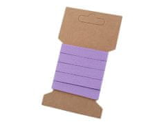 Kraftika 1kar fialová lila keprovka na kartě šíře 10mm