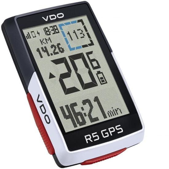 VDO Cyclocomputer R5 GPS Full Set - kompletní sada