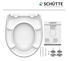 Schütte WC sedátko RAINDROP | Duroplast HG, Soft Close s automatickým klesáním a rychloupínáním ve vysokém lesku