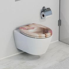 Schütte WC sedátko ROMANTIC | Duroplast, Soft Close s automatickým klesáním a rychloupínáním