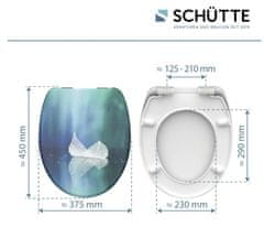 Schütte WC sedátko FALLEN LEAF | Duroplast, Soft Close s automatickým klesáním