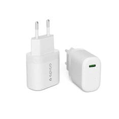 EPICO Resolve 30W GaN síťová nabíječka s 1.2m USB-C kabelem 9915101100183 - bílá