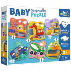 Trefl Puzzle Progresivní Baby Progressive 2+ Vozidla sada puzzle