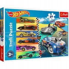 Trefl Puzzle 24 maxi Rychlá Hot Wheels sada puzzle puzle