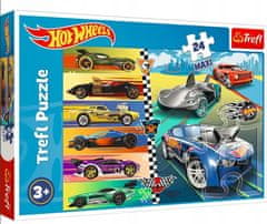 Trefl Puzzle 24 maxi Rychlá Hot Wheels sada puzzle puzle