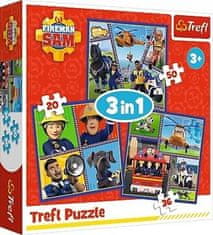 Trefl Puzzle 3 v 1 Den hasičů Samotná sada puzzle puzle