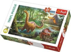 Trefl Puzzle 60 dílků Putování dinosaurů