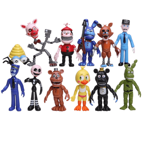 INTEREST Figurky Five Nights At Freddy's, 12 ks (Pět nocí u Freddyho).