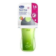 Chicco Hrneček Sport termo s brčkem 266 ml zelený 14m+