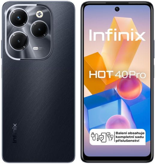 Infinix Hot 40 PRO, 8GB/256GB, Starlit Black