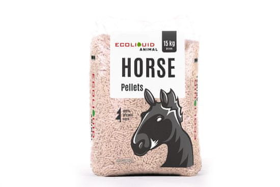 Ecoliquid ECOLIQUID Animal Horse Pellets 15 kg (26 l), dřevěné pelety pro podestýlku