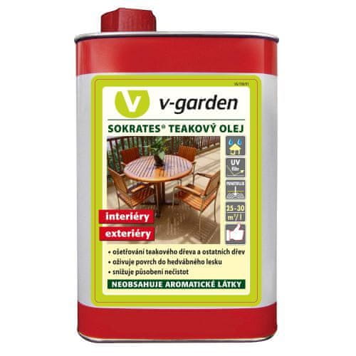 Vega Bezbarvý teakový olej sokrates V-garden 0,75l 1807570013