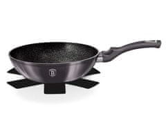 Berlingerhaus Pánev WOK s mramorovým povrchem 28 cm Carbon PRO Line Berlingerhaus BH-6900