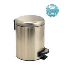 Gedy POTTY odpadkový koš 3l, Soft Close, zlato mat 320987 - Gedy