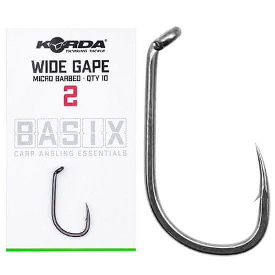 Korda Korda háčky Basix Wide Gape vel. 4 micro barbed