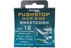 Drennan Drennan návazce Pushstop H'Rig Sweetcorn Barbless vel.16 / 6lb