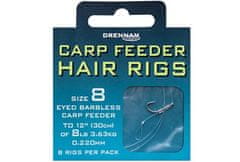Drennan Drennan návazce Carp Feeder Hair Rigs Barbless 14 / 6lb