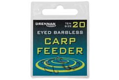 Drennan Drennan háčky bez protihrotu Eyed Carp Feeder Barbless vel. 12