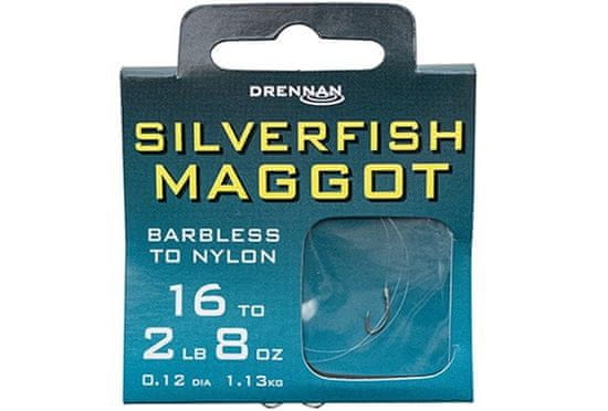 Drennan Drennan návazce Silverfish Maggot Barbless vel. 22 / 1lb