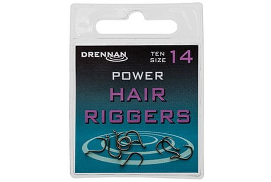 Drennan Drennan háčky bez protihrotu Power Hair Riggers Barbless vel. 16
