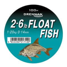 Drennan Drennan vlasec Float Fish 100m 2,6lb 0,14mm