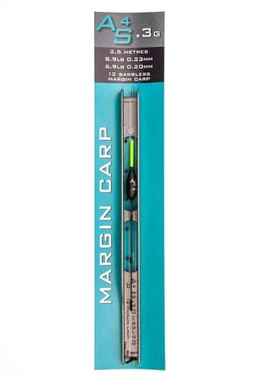 Drennan Drennan navázaná udička AS4 Pole Rigs Margin Carp 0.3g