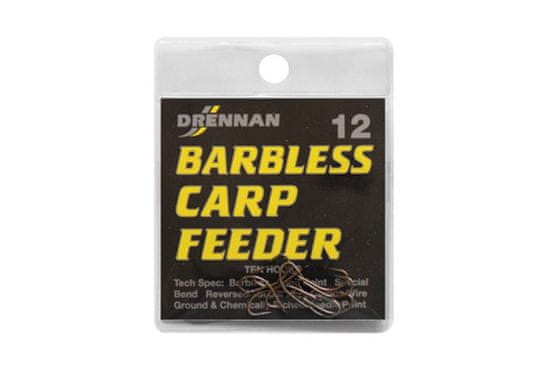 Drennan Drennan háčky bez protihrotu Carp Feeder Barbless vel. 18