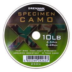Drennan Drennan vlasec Specimen Camo XT 10lb, 0,28mm, 250m
