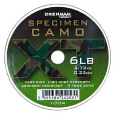 Drennan Drennan vlasec Specimen Camo XT 5lb, 0,20 mm, 100m