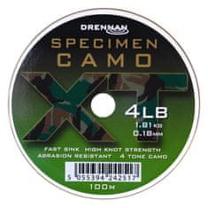 Drennan Drennan vlasec Specimen Camo XT 4lb, 0,18mm, 100m