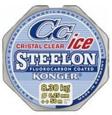 Konger Konger vlasec Steelon Cristal Clear Fluorocarbon Ice 50m 0,18mm