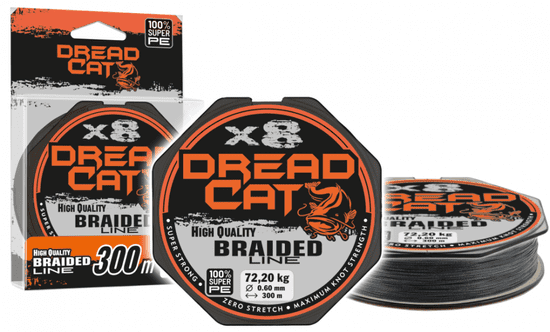 Konger Konger pletenka Dread Cat X8 black 300m 0,50mm