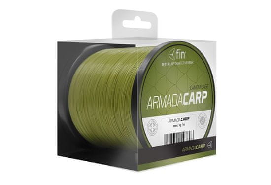 FIN Fin vlasec Armada Carp 600m/kamufláž 0,28mm 13lbs