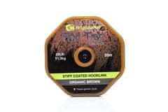 RIDGEMONKEY RidgeMonkey šňůra RM-Tec Stiff Coated Hooklink 25lb 20m Hnědá