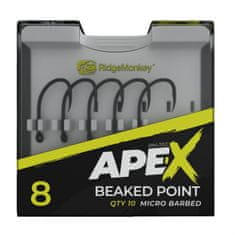 RIDGEMONKEY RidgeMonkey háček Ape-X Beaked Point Barbed Velikost 6