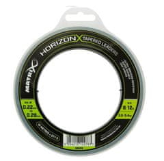 Matrix Matrix šokový vlasec Horizon X Tapered Leaders 12m x 5 0,22-0,28mm 8-12lb