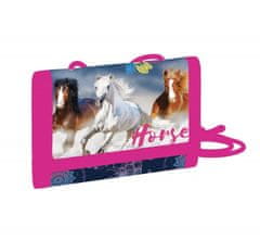 Karton PP Dětská textilní peněženka kůň