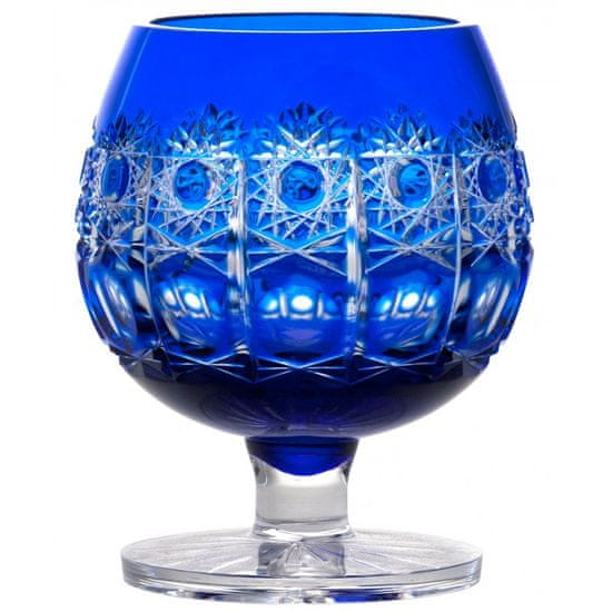 Caesar Crystal Sklenička brandy Petra, barva modrá, objem 230 ml