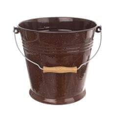 Vědro 10L ¤28cm smalt BROWN