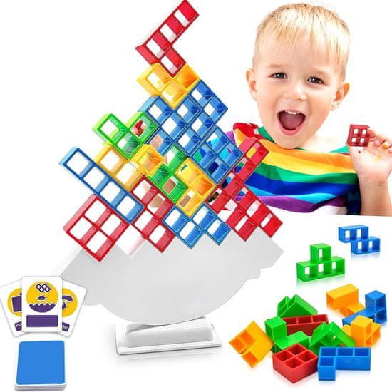 CAB Toys Přenosná hra Tetris Tower pro různé akce nejen pro děti