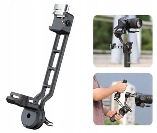 ULANZI Držák Rameno Upevnění 1/4 ISO NATO pro DJI RONIN RS 2 RS 3 PRO Mini ULANZI