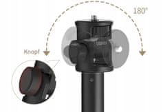ULANZI Stativ Stojan Studiový Světelné 36,5-200cm Přenosný 1/4 ULANZI MT-79