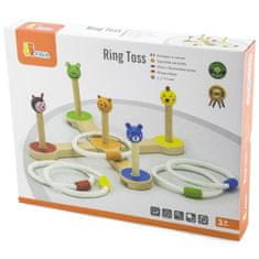 LEBULA Dřevěná hra Házení kroužky Pets od Viga Toys