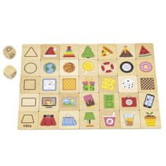 LEBULA VIGA vzdělávací hra Dřevěné puzzle Match the Shapes 37 ks.