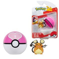 Jazwares Pokémon Clip n Go Dedenne a Love Ball