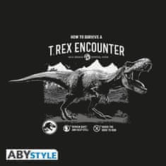 AbyStyle JURASSIC WORLD - pánské tričko "Survive to a T-Rex" - M