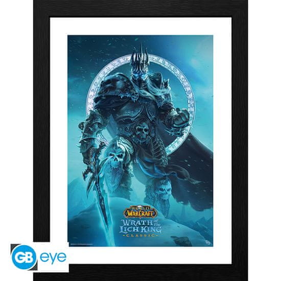 GB eye WORLD OF WARCRAFT zarámovaný plakát "Lich King" - 30 x 40 cm