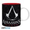 AbyStyle hrnek Assassin's Creed - Crest Black & Red, 320 ml