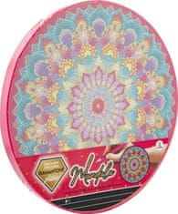 Alltoys Diamantové malování Mandala 30cm, růžová